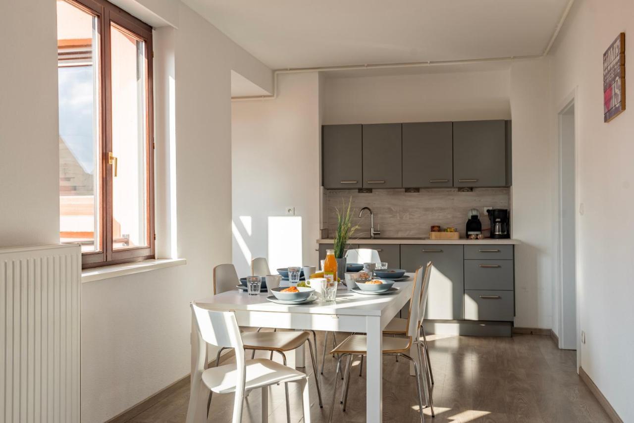 Apartamento Le Manoir De Cyrielle A 10 Min Du Centre De Strasbourg Bischheim Exterior foto